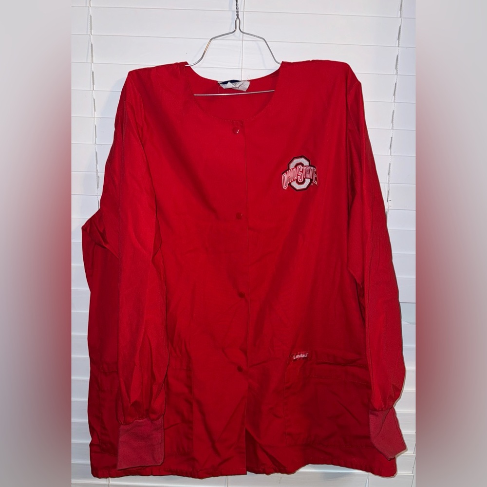 Landau XL Ohio State Scrub Jacket